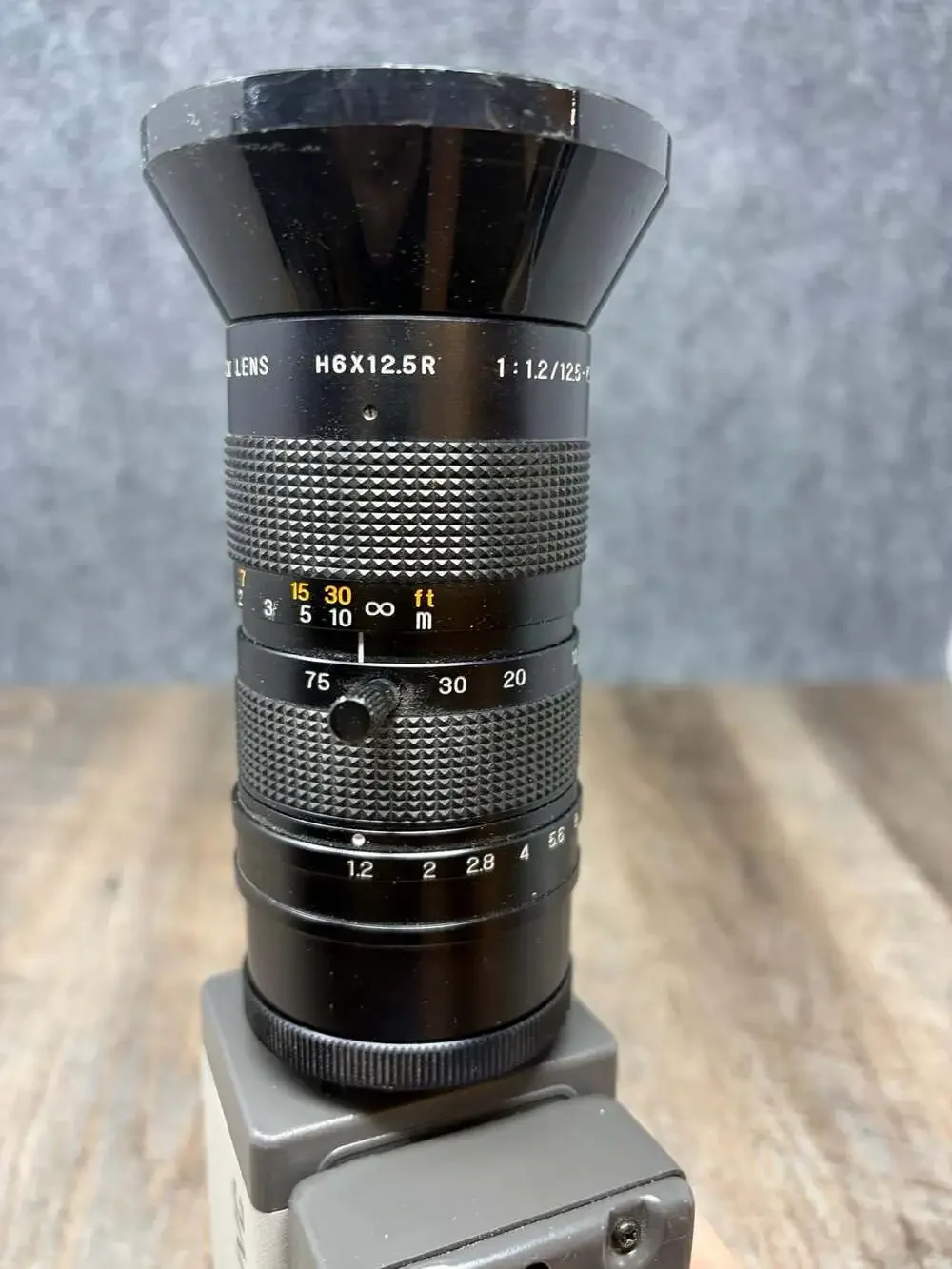 Vintage Fujinon TV Zoom Optical Lens H6x12.5D 1:1.4/12.5-75 Made in Japan